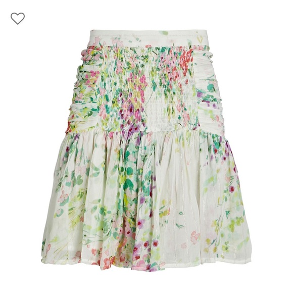 Sabina Musayev floral chiffon skirt - Picture 2 of 7